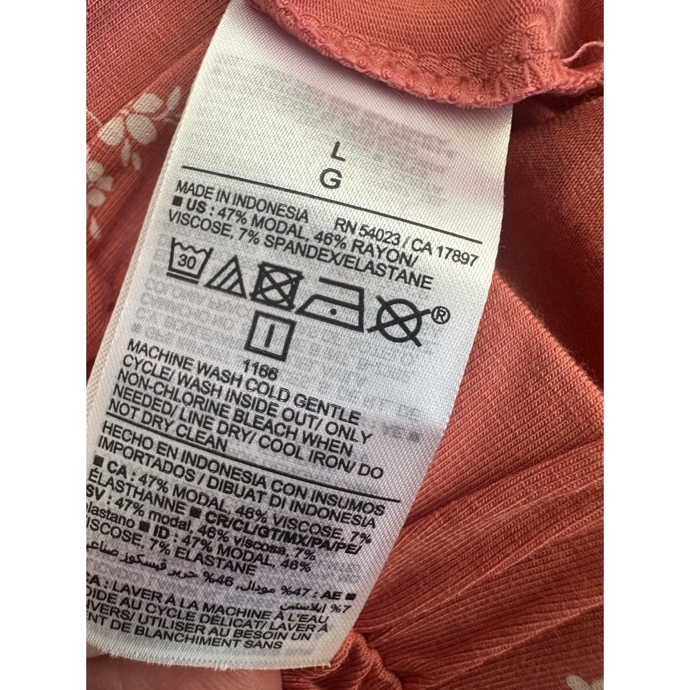 High-Waisted Sunday Sleep Ultra-Soft Jogger Pajama Pants Size L - Picture 4 of 8